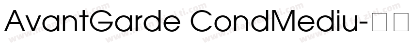 AvantGarde CondMediu字体转换